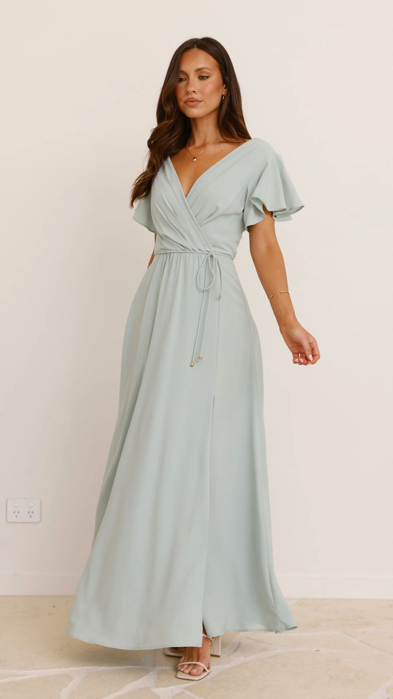 Charlize Maxi Dress - Sage