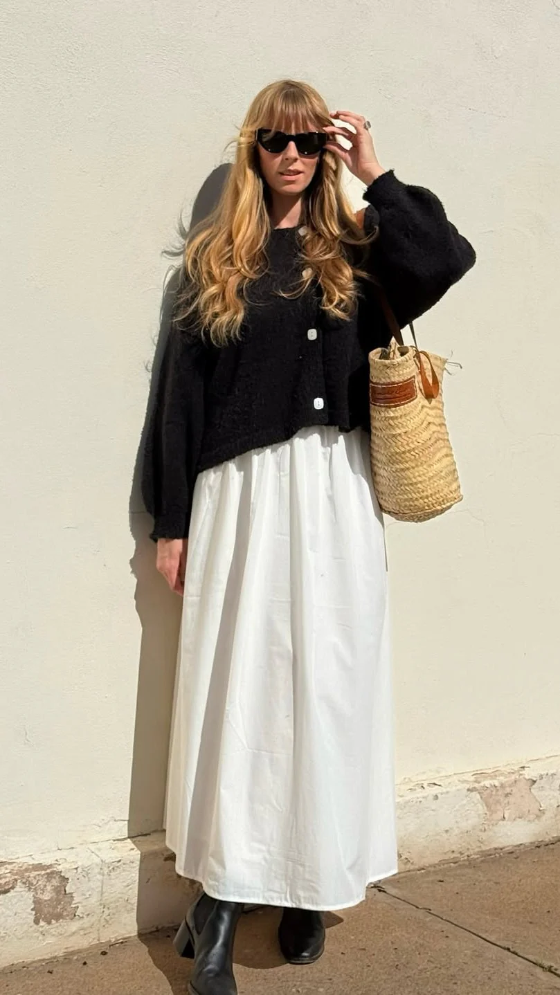 Immy Midi Dress - White