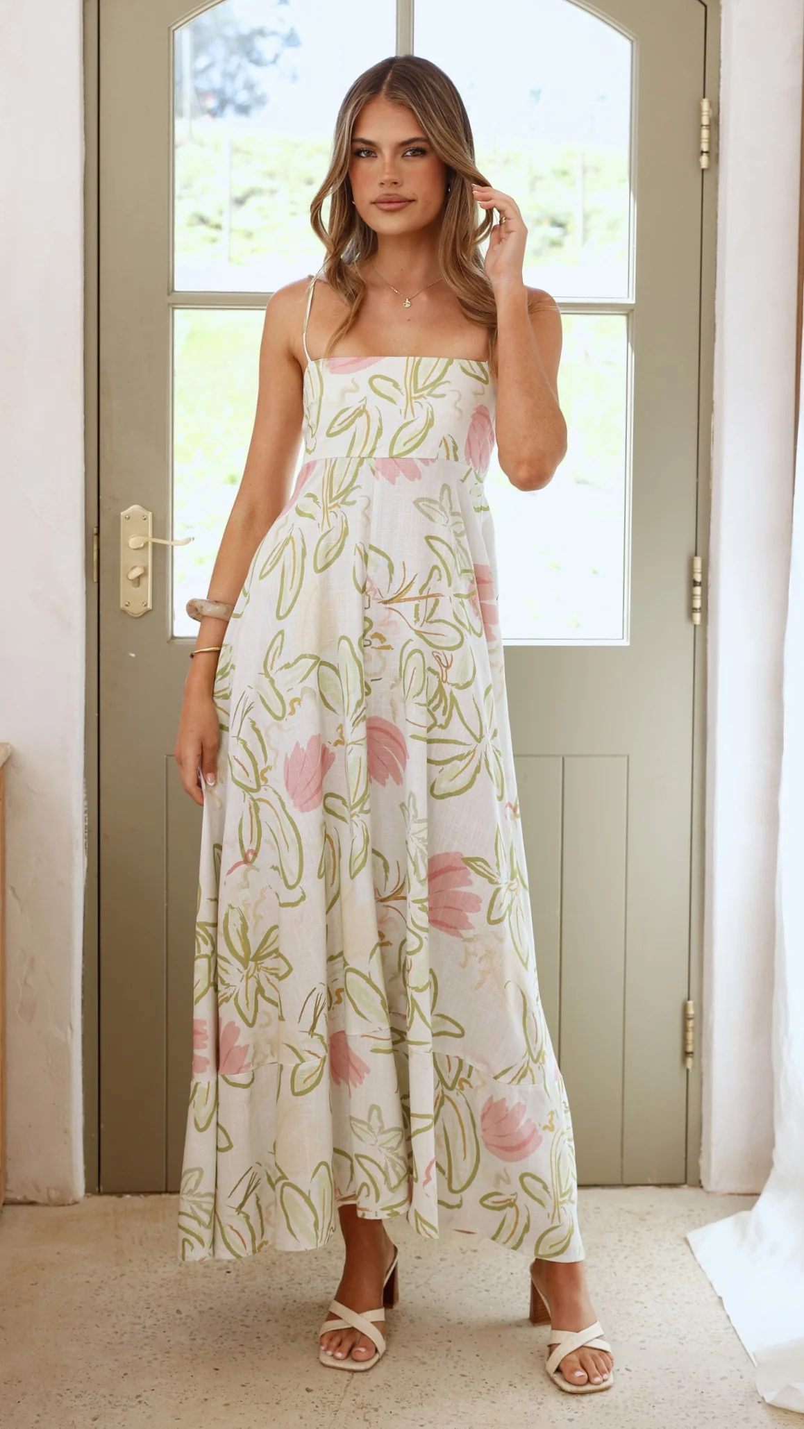 Kaethe Maxi Dress - Primavera Print