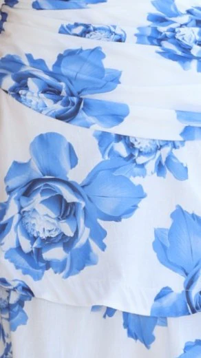 Nalani Maxi Dress - Blue Floral