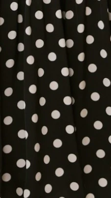 Dawson Maxi Dress - Black / White Polka Dot