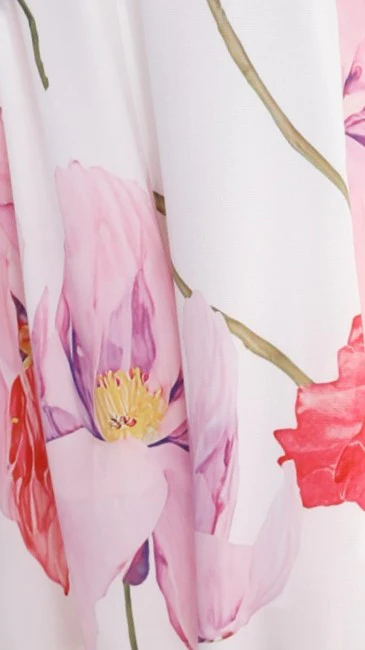 Lila Strapless Maxi Dress - Wildflower Pink