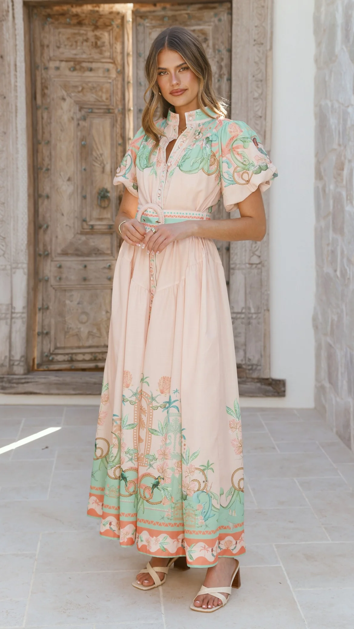 Natasha Maxi Dress - Aurora Print