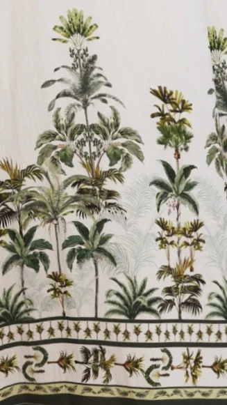 Tabitha Mini Dress - Palm Garden