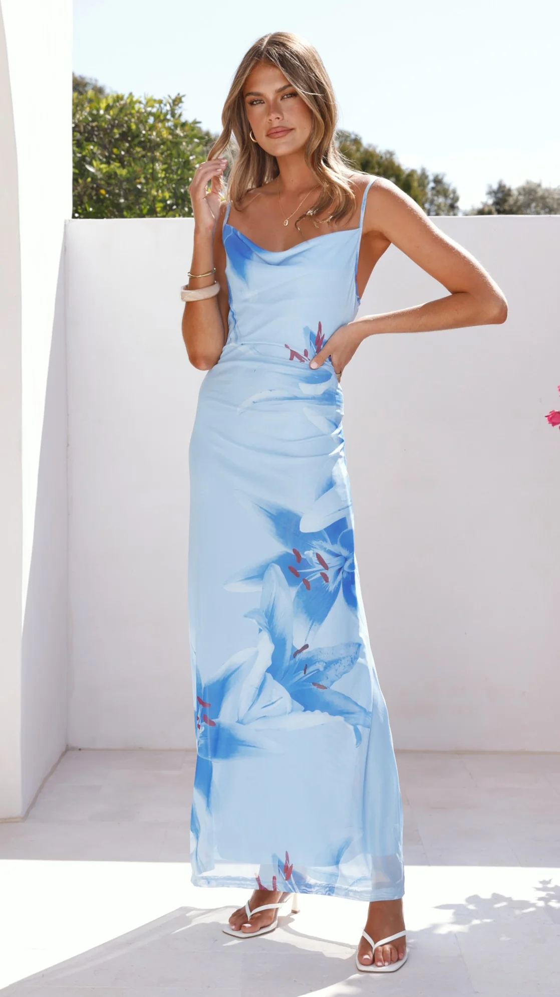 Nina Maxi Dress - Blue Paradise