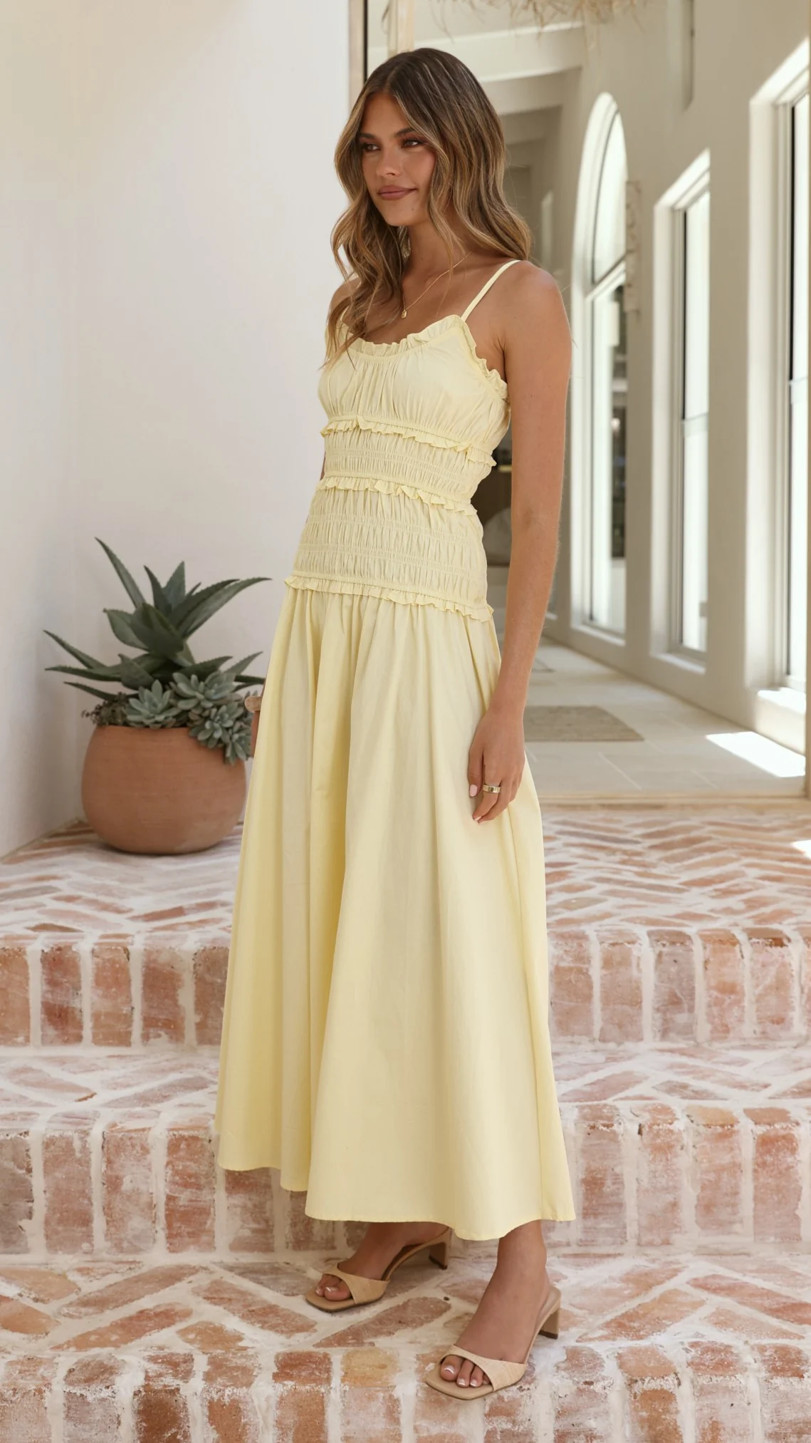Vida Maxi Dress - Yellow