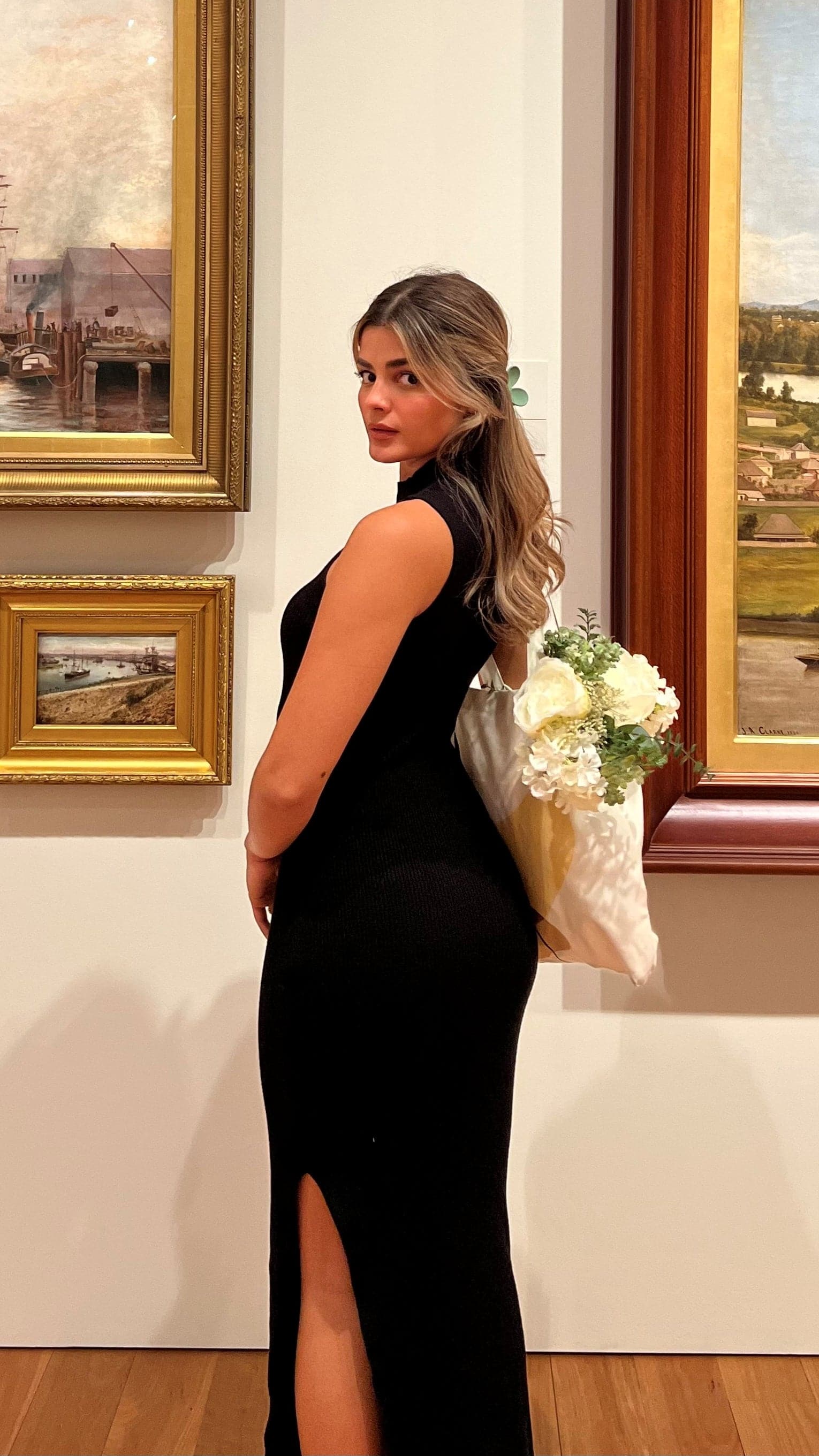 Mae Knit Dress - Black