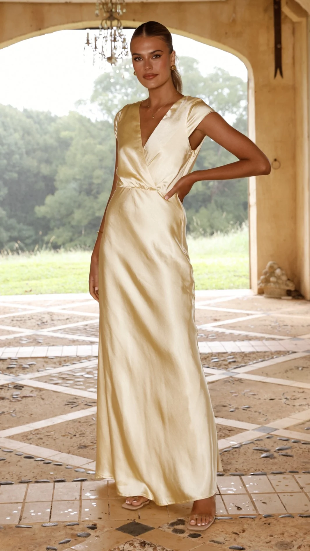 Selma Maxi Dress - Yellow