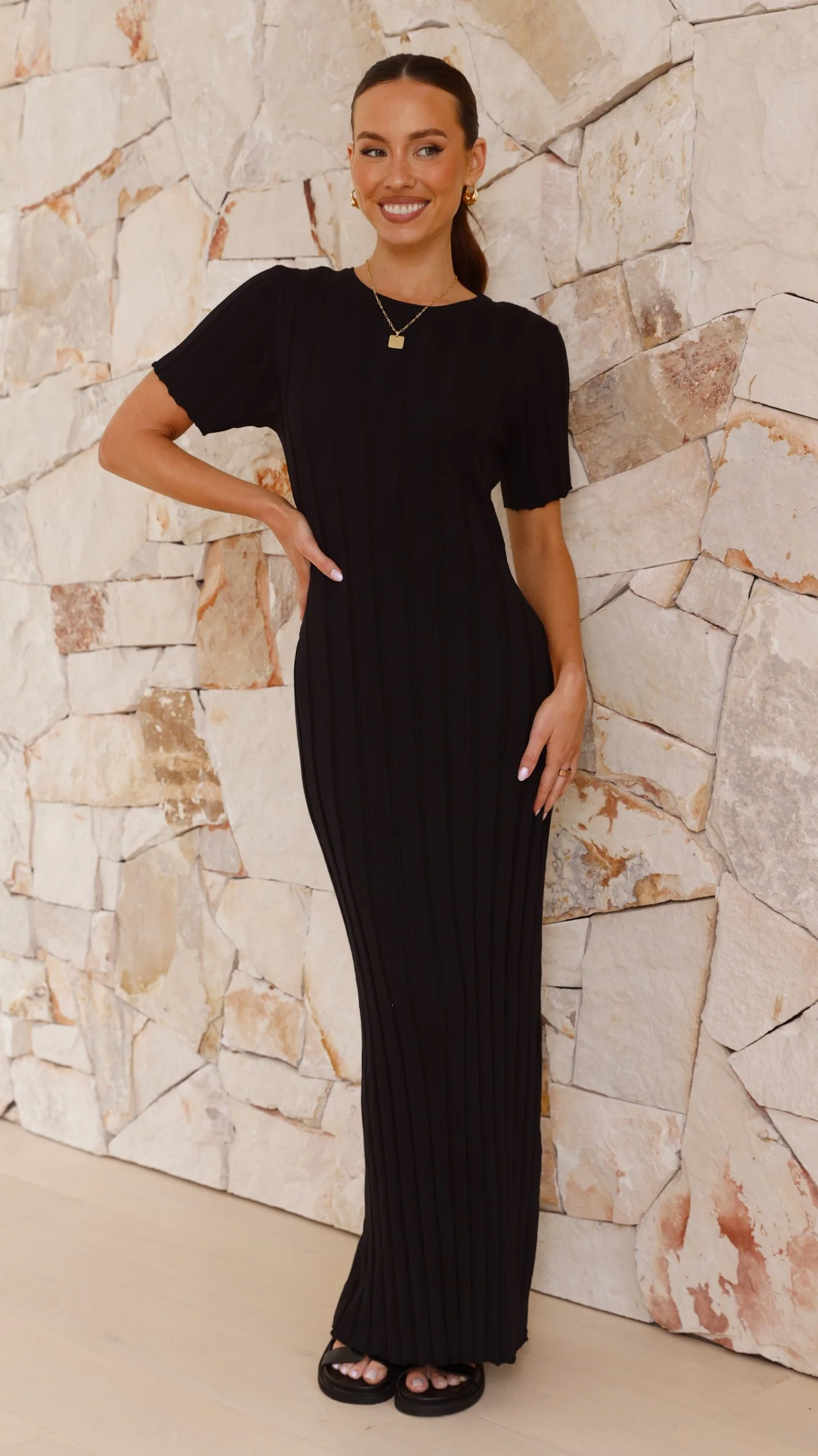 Mari Maxi Dress - Black