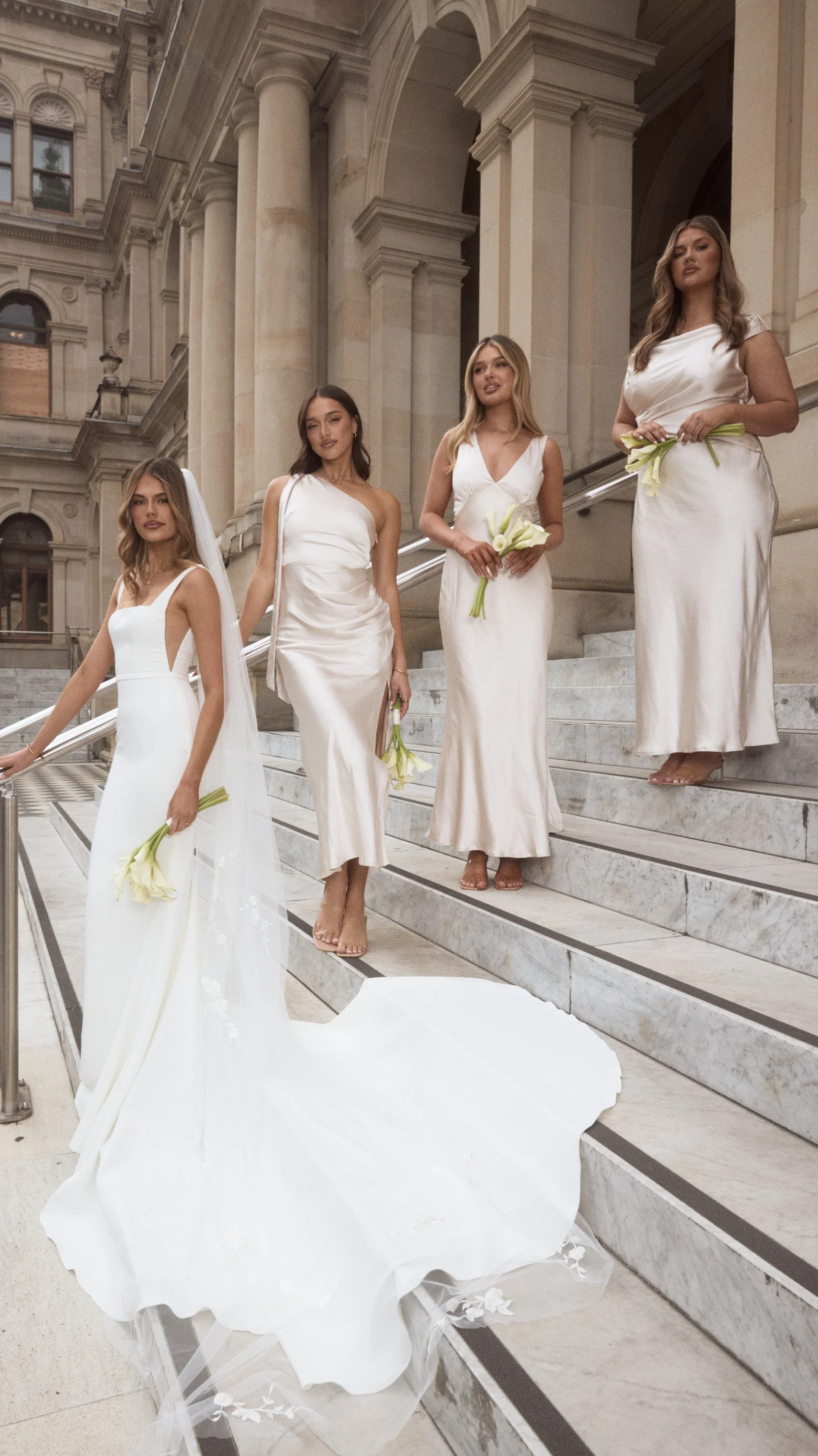 Auria Off Shoulder Maxi Dress - Champagne