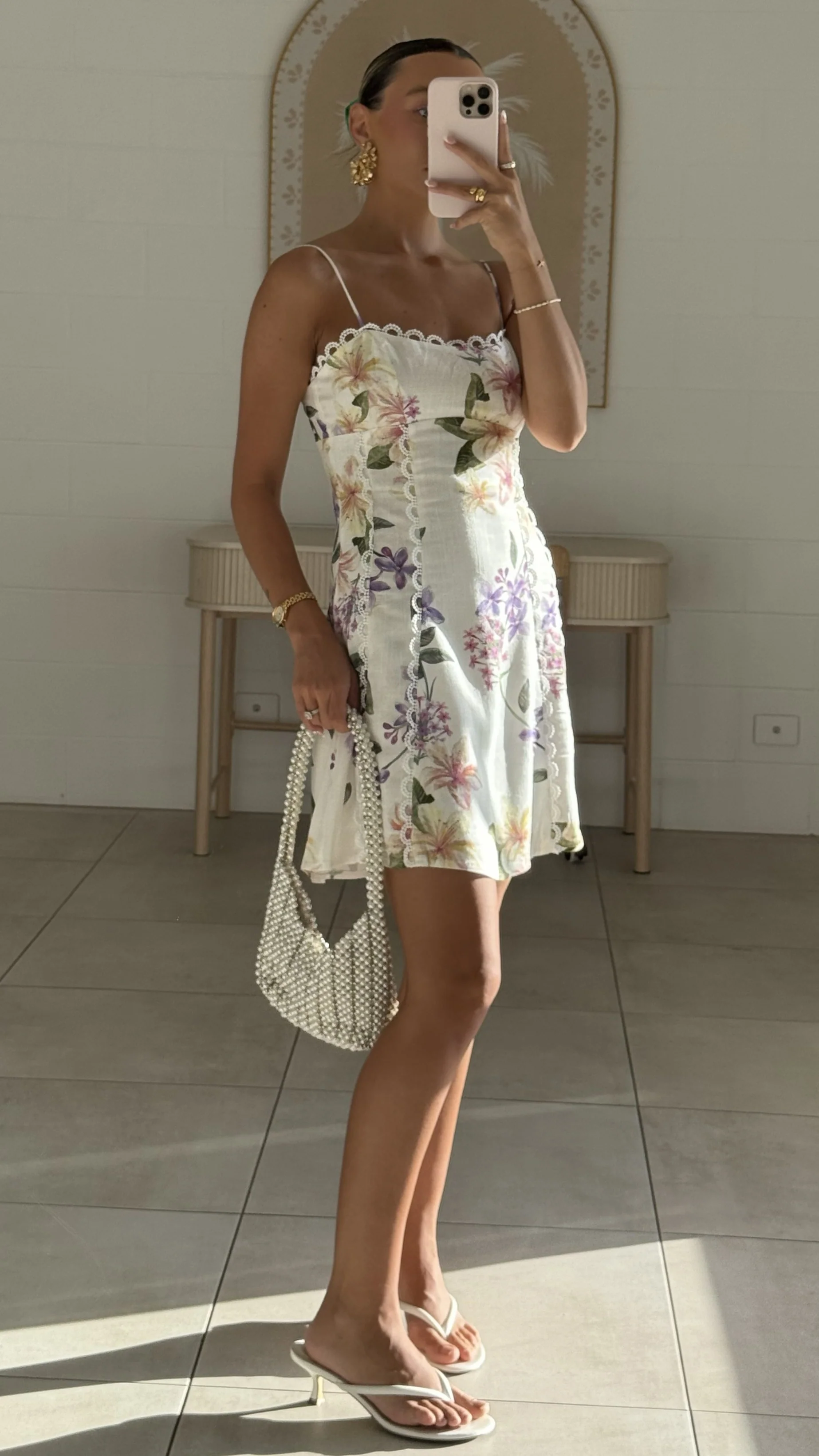 Cartia Mini Dress - Botanical Bloom