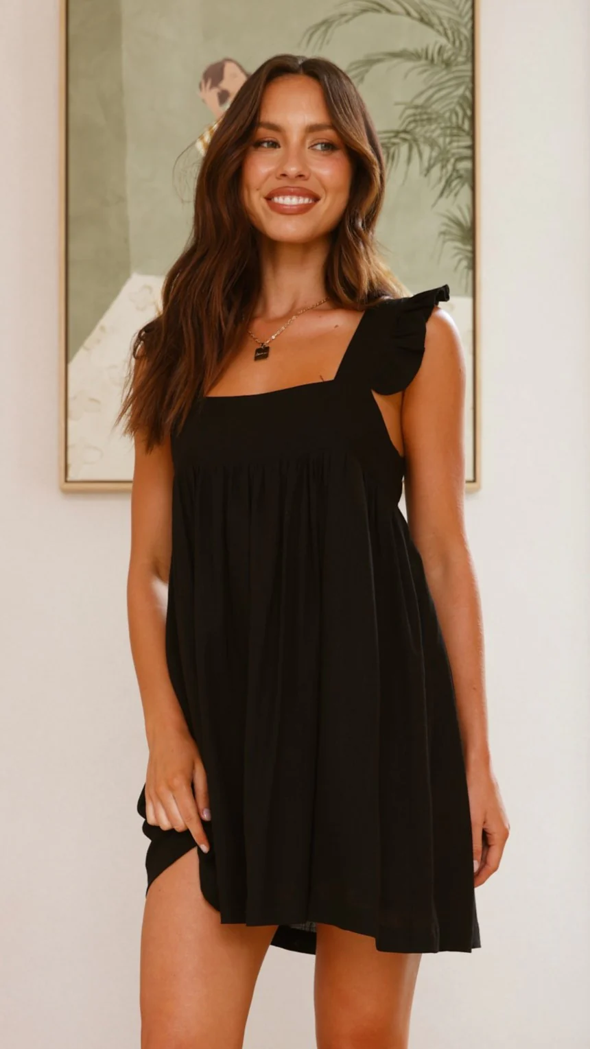 Josifine Mini Dress - Black