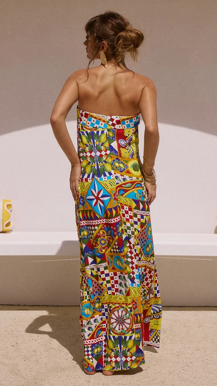 Phaedra Maxi Dress - Phaedra Print