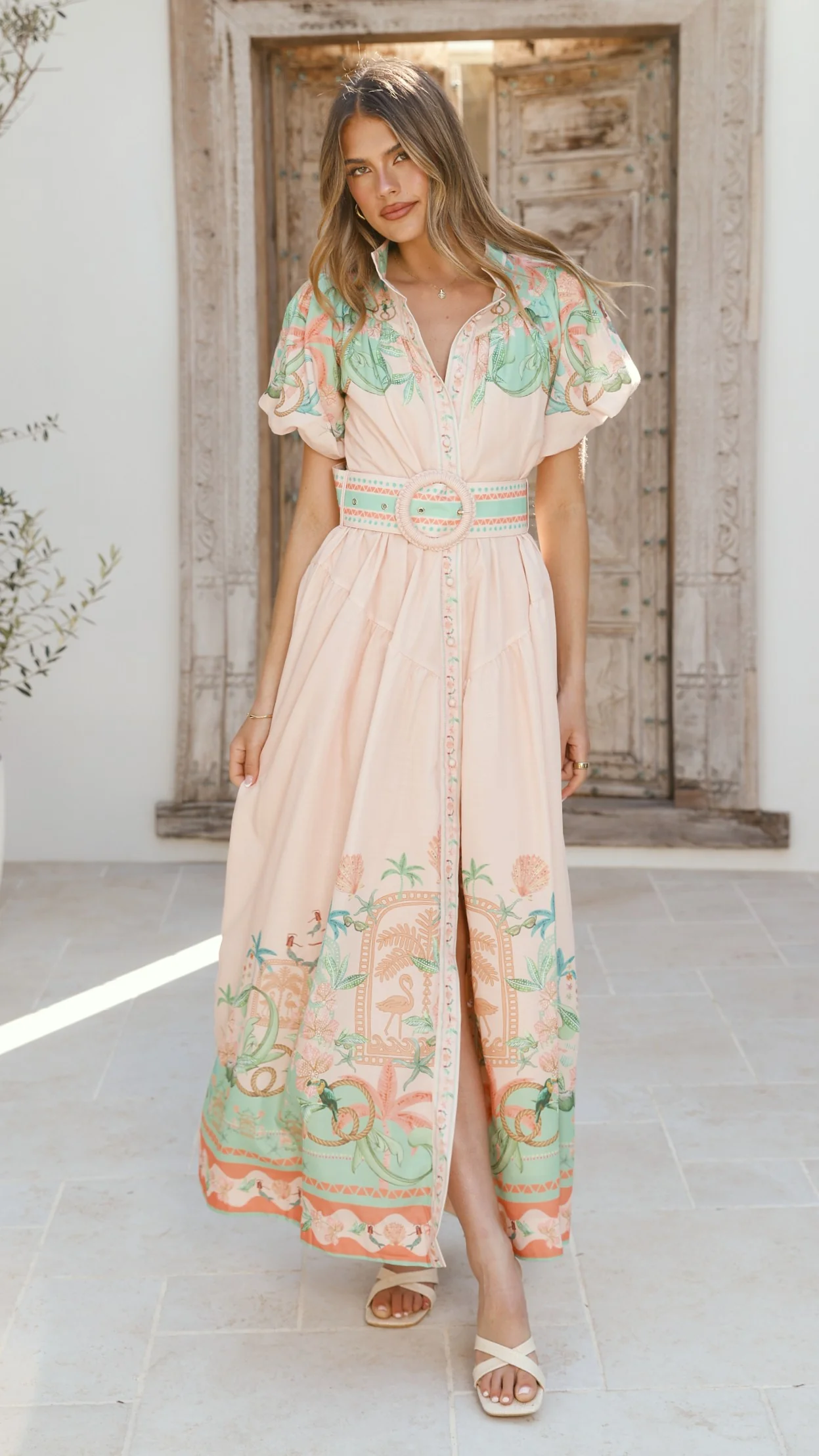 Natasha Maxi Dress - Aurora Print