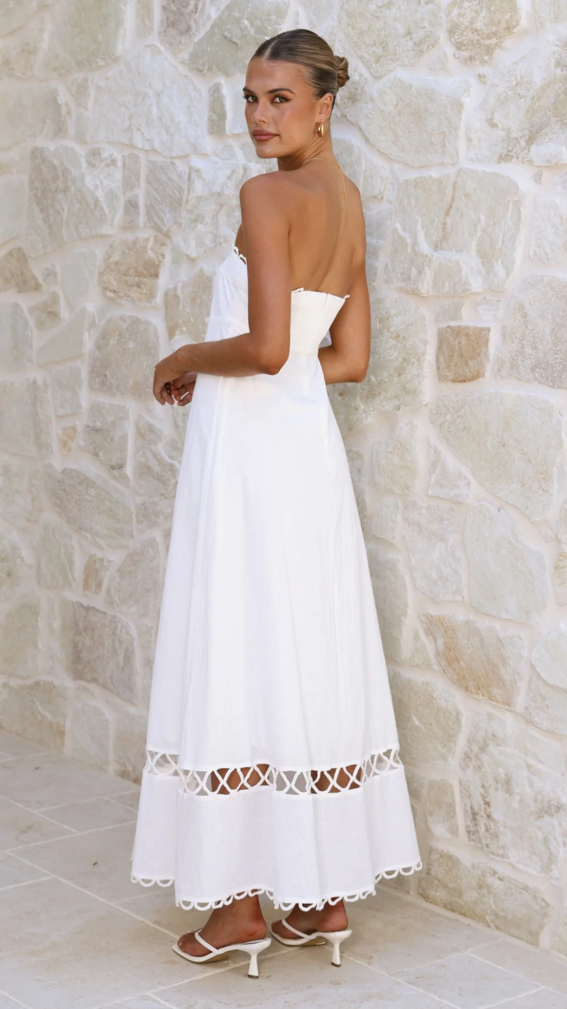 Caressa Maxi Dress - White