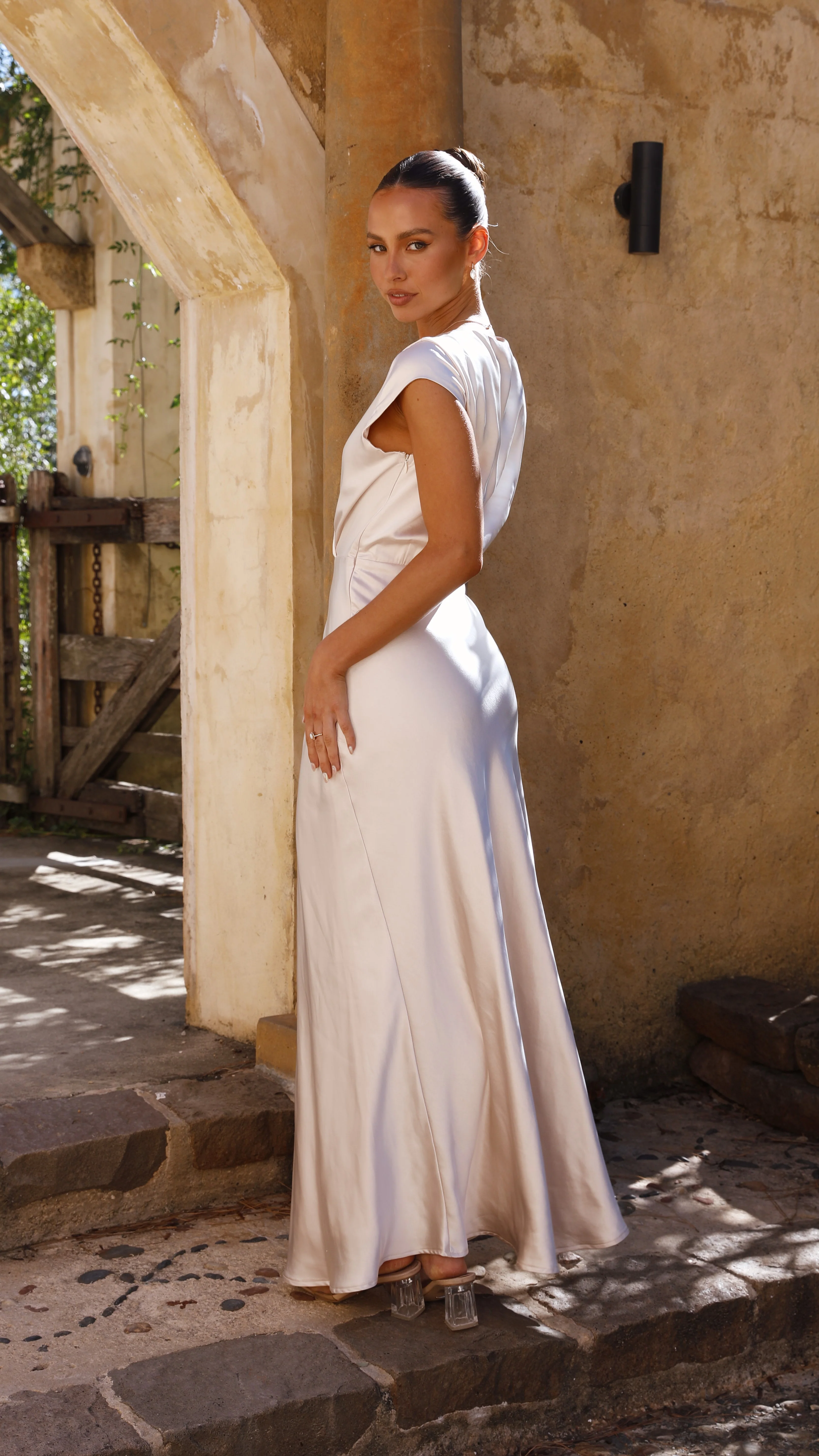 Selma Maxi Dress - Champagne