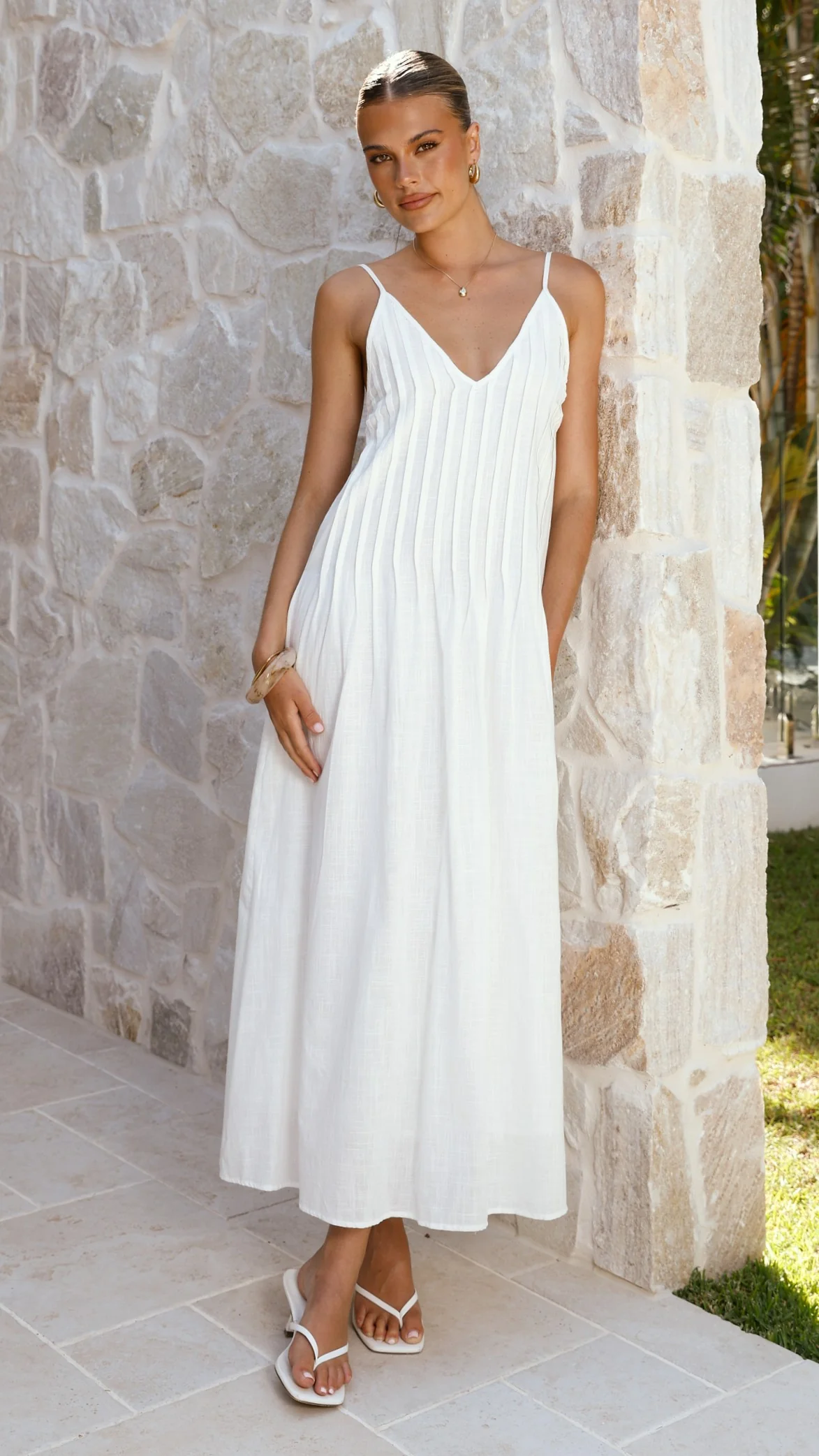 Aspen Maxi Dress - White