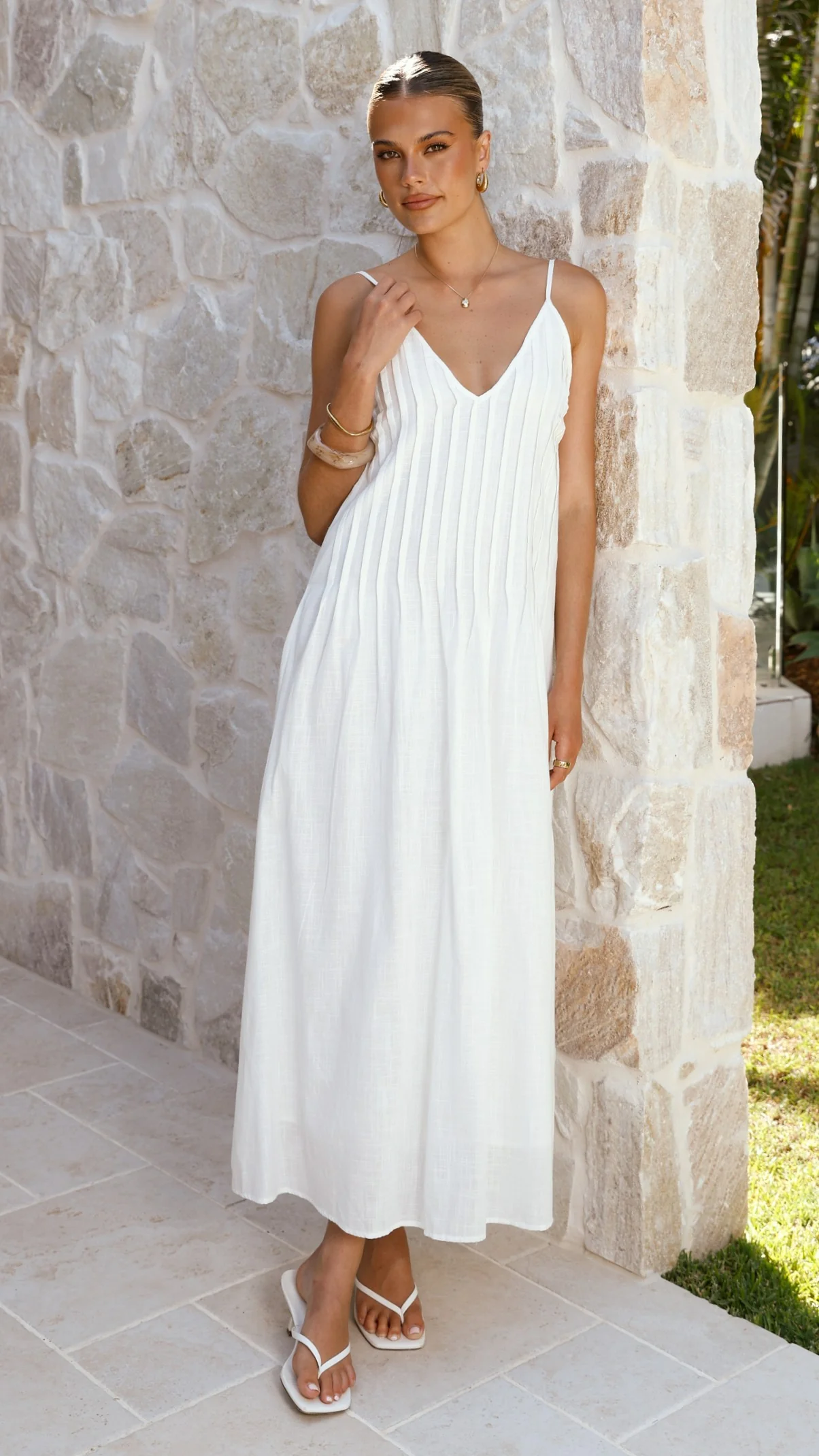 Aspen Maxi Dress - White
