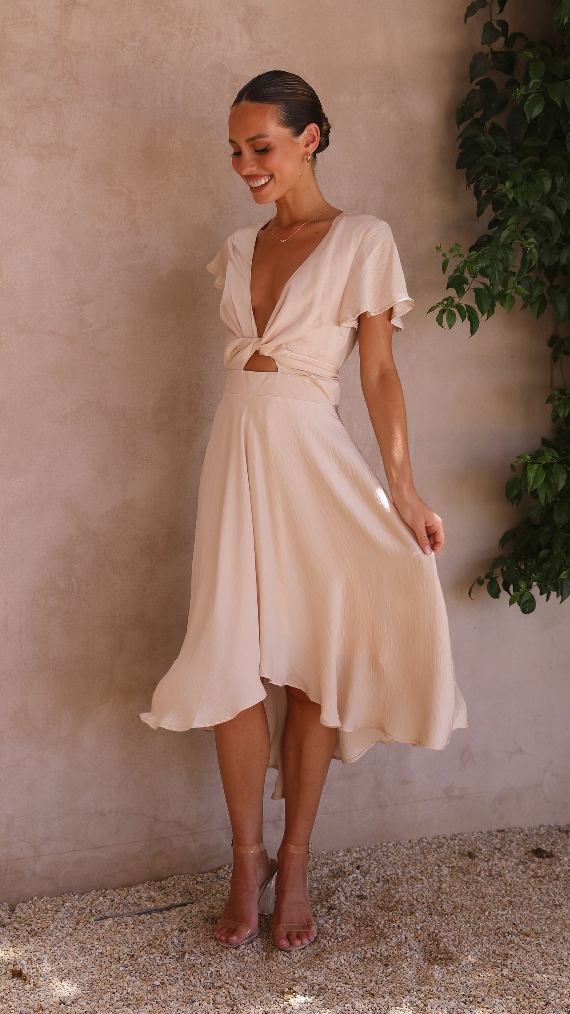 Sunny Daze Dress - Champagne