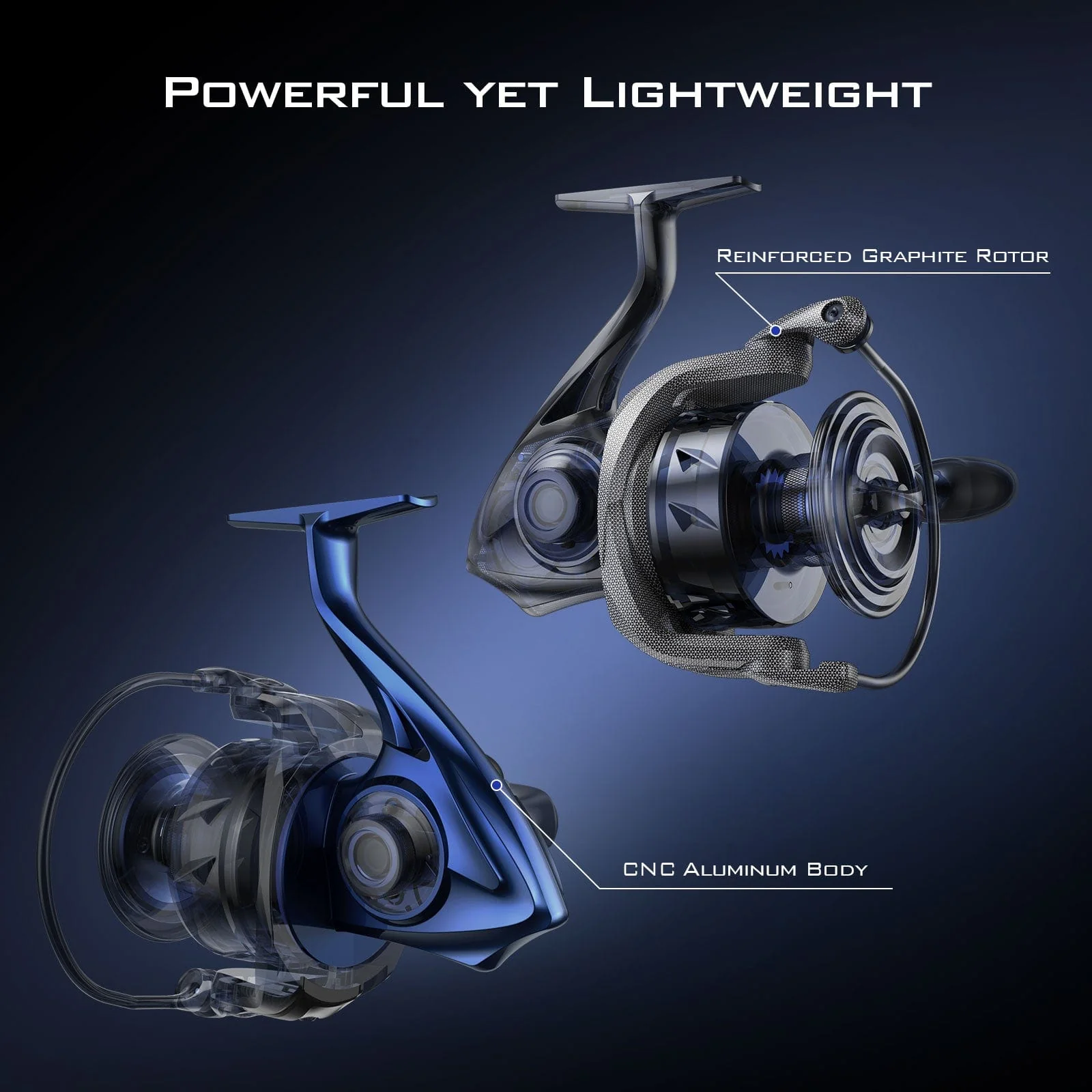 KastKing Kong and Kapstan SE Saltwater Spinning Fishing Rod and Reel Combo
