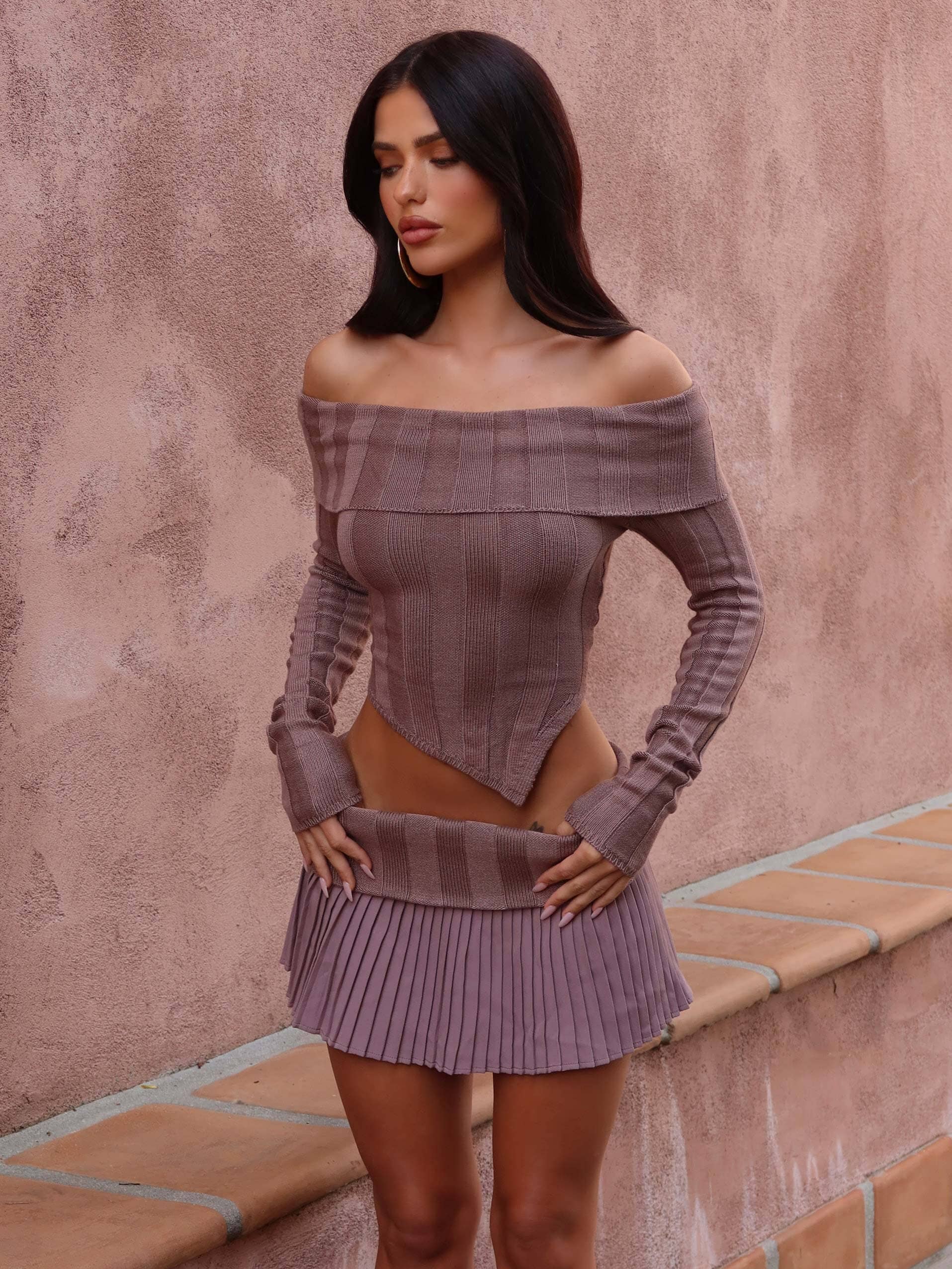 LUCI TOP TAUPE