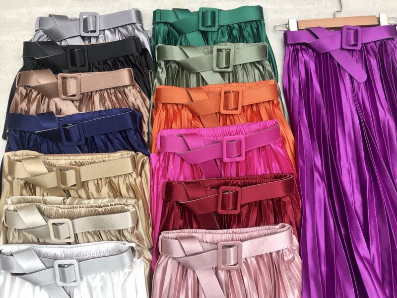 Summer Vintage Midi Skirts Women Elegant Faldas Saia Harajuku Ropa Mujer Casual Skirt Woman Clothes Tutu Vestidos Jupe Femme