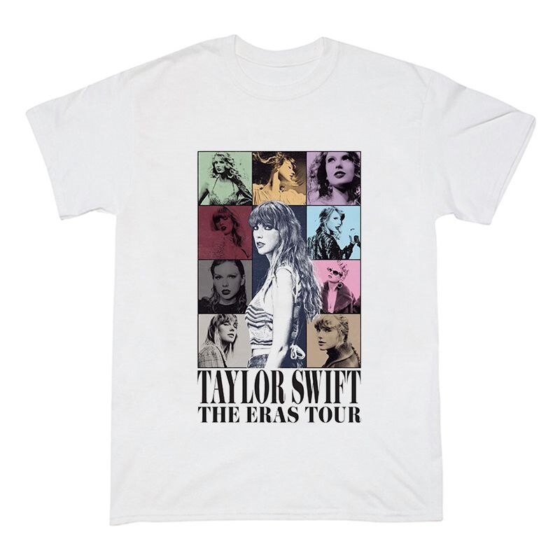 The Eras Tour World Tour Reputation T-Shirt Men's and Women's Aesthetics Oversized Cotton Top Classic T-Shirt