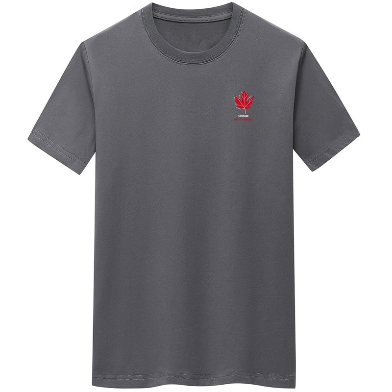 New Summer Men's and Women's D2 Pure Cotton Fashion Leisure Breathable Printing High end T-shirt Top Short Sleeve