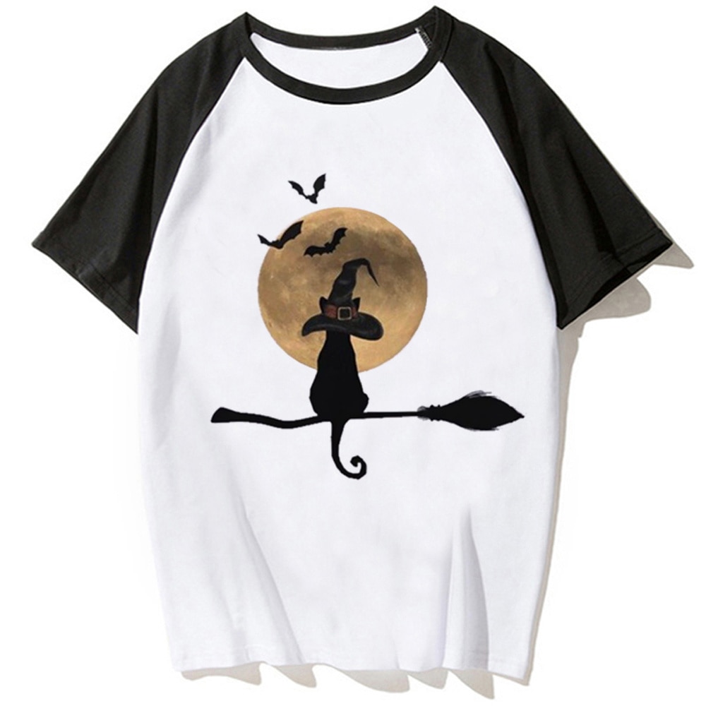 Witch Magic top women summer Japanese manga t shirt female funny clothes