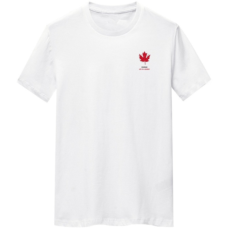 New Summer Men's and Women's D2 Pure Cotton Fashion Leisure Breathable Printing High end T-shirt Top Short Sleeve