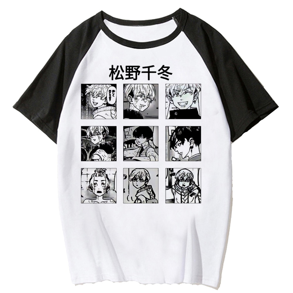 Tokyo Revengers t shirt women comic top girl graphic manga clothes