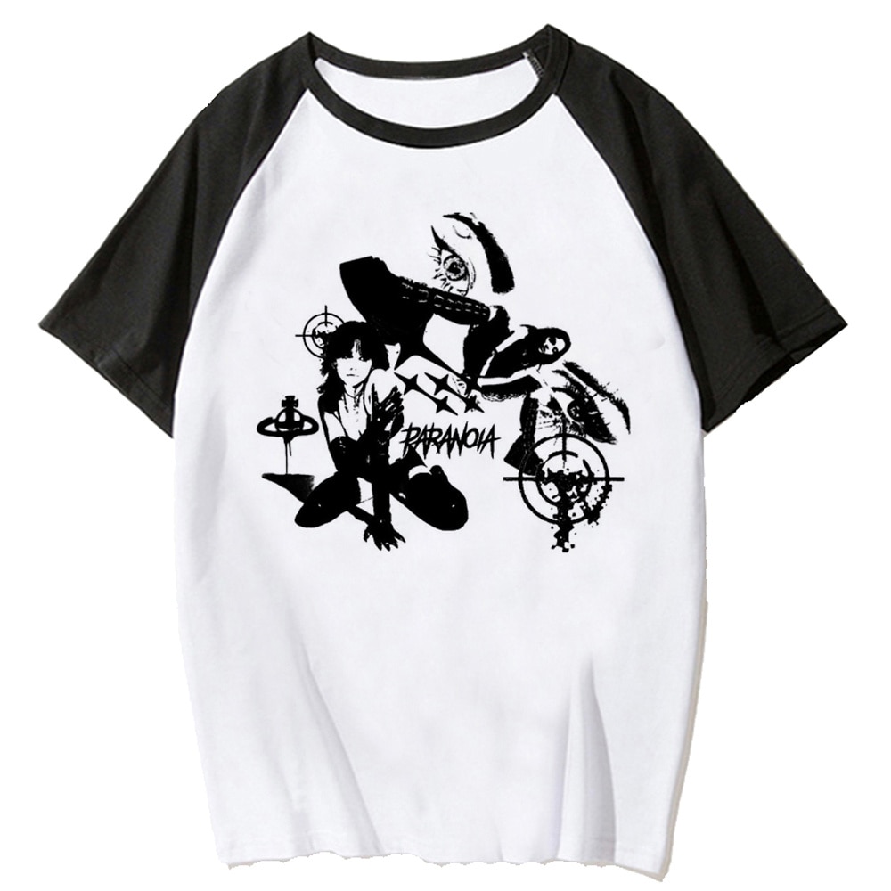 print tshirt women t shirt girl Japanese funny manga clothes