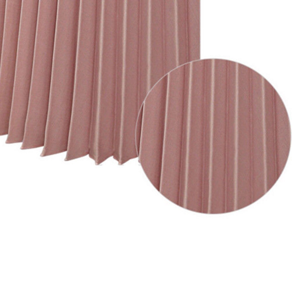 Vintage Skirts Womens 2021 Solid Pleated Pleated Black Skirt Elegant Midi Elastic Waist Maxi Skirt