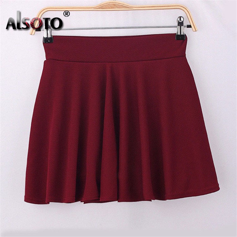 Winter and Summer Style Brand Women Skirt Elastic Faldas Ladies Midi Skirts Sexy Girl Mini Short Skirts Saia Feminina
