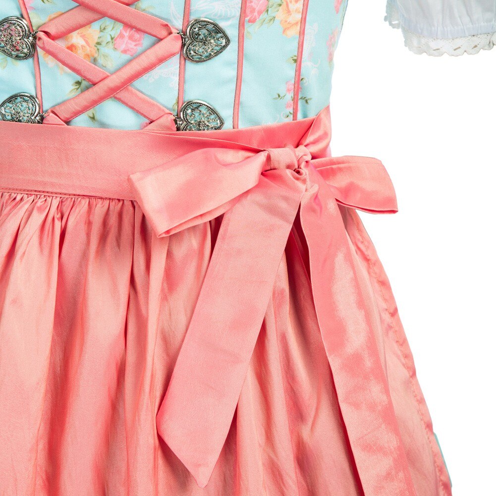 Women 3pcs Set German Bavarian Oktoberfest Costumes Tops+Cotton Dress+Apron Traditional Beer Girl Sculpting Stage Costume A30