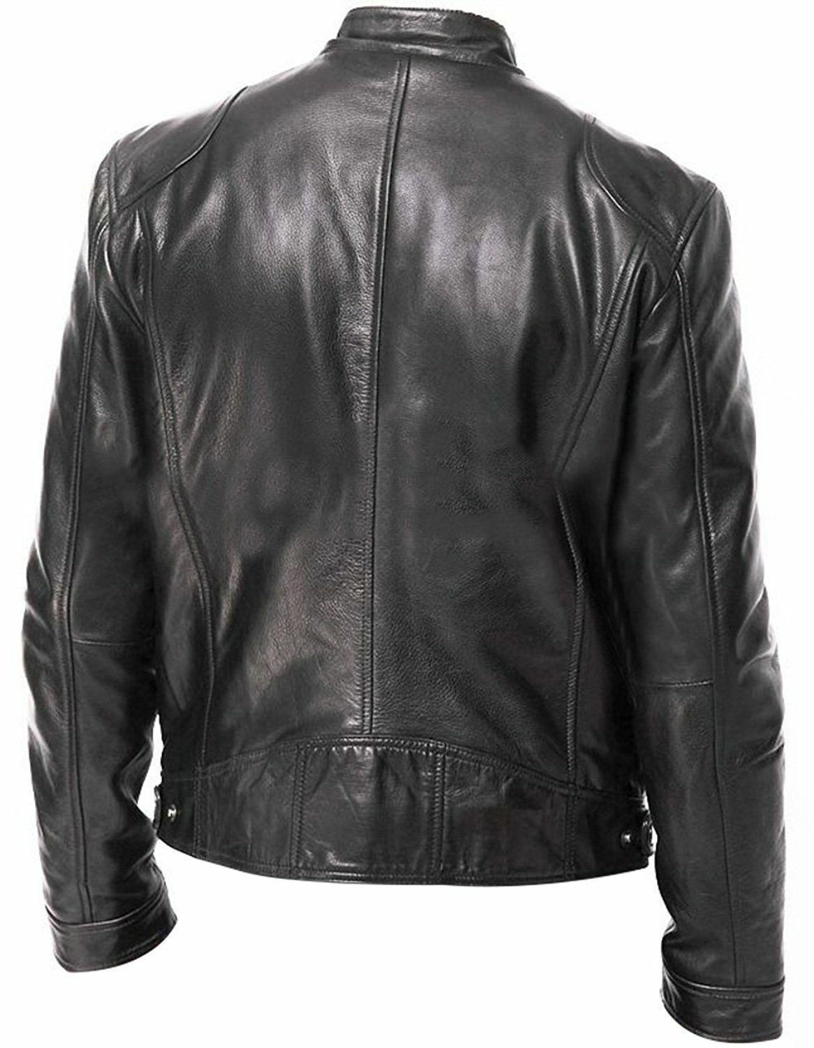 New Spring Casual Motorcycle Mens PU Jacket Biker Leather Coats Windbreaker Leather Jacket Men Leather Jackets Slim Clothing