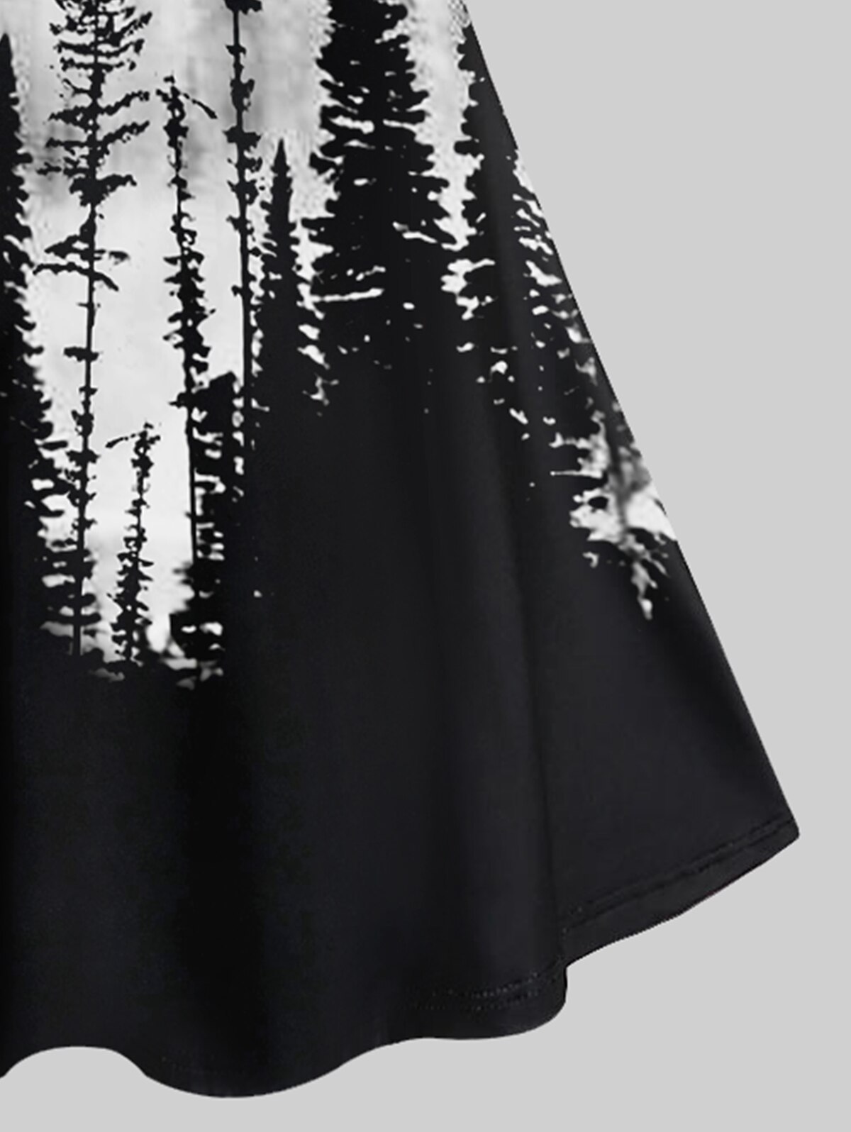 Plus Size Women V-Neck Dresses Gothic Halloween Pumpkin Bats Printed Crisscross Knee Length Dress Vestidos Black 5XL