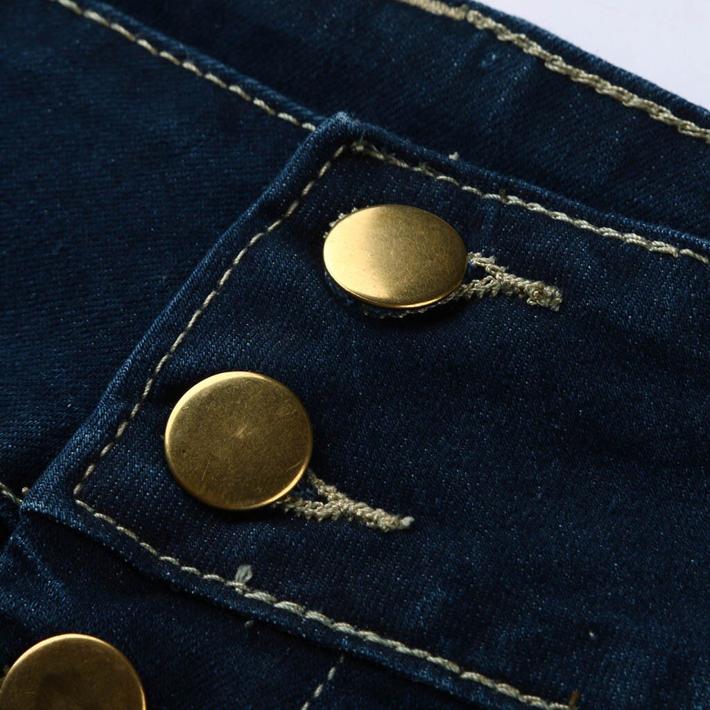 Women's Turmput Demin Skirts Fashion Casual Solid Button Washed Denim Ankle-length Skirts Autumn Ladies Long Jean Skirt Wholesal
