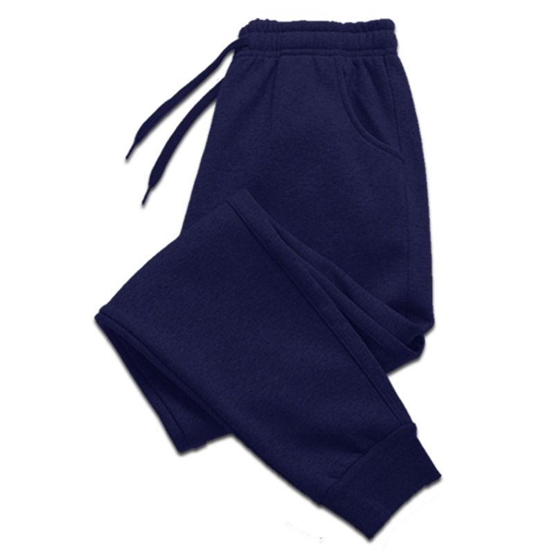 Men Women Long Pants Autumn and Winter Mens Casual Fleece Sweatpants Soft Sports Pants Jogging Pants S-4XL