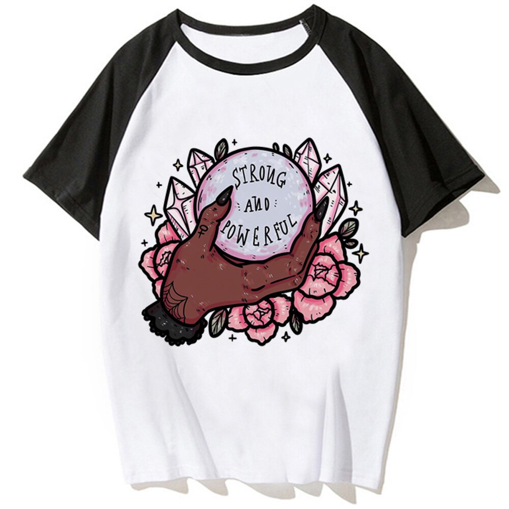Witch Magic top women summer Japanese manga t shirt female funny clothes