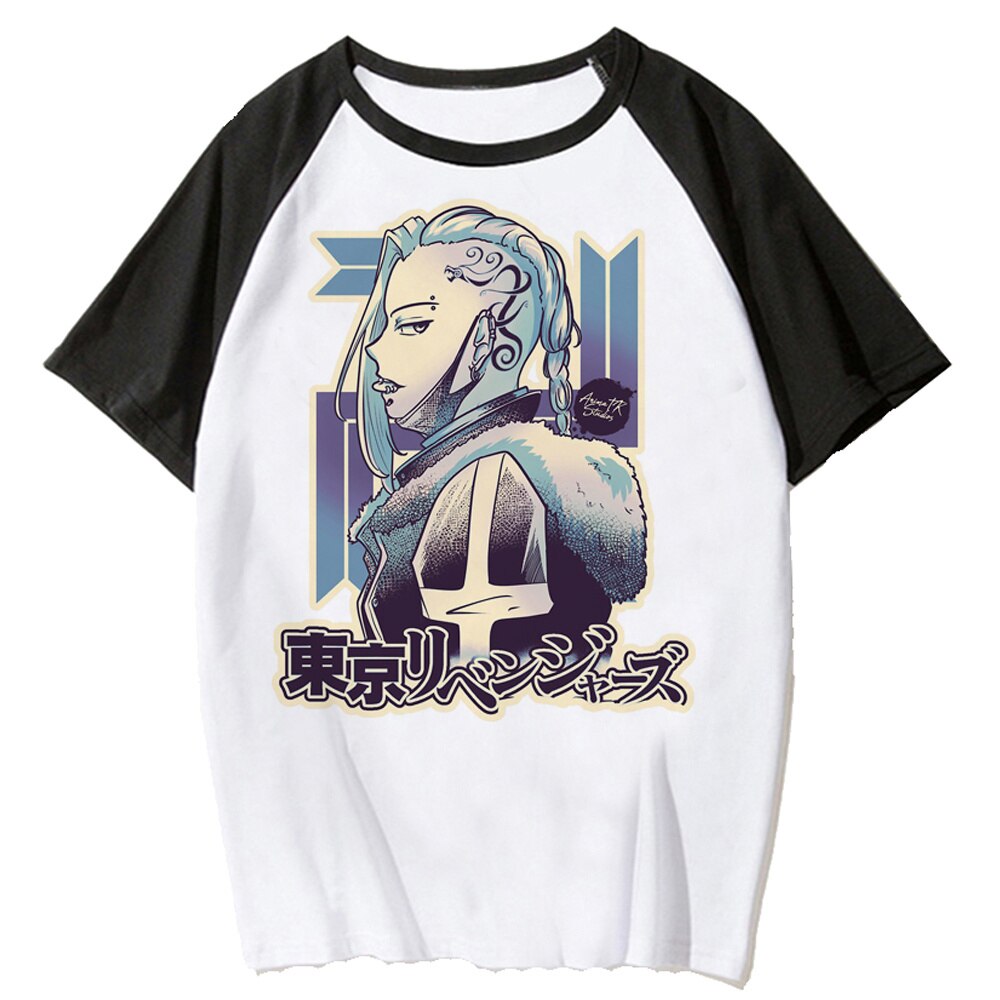 Tokyo Revengers t shirt women comic top girl graphic manga clothes