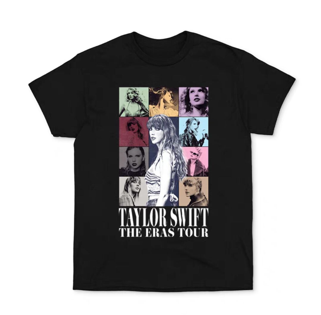 The Eras Tour World Tour Reputation T-Shirt Men's and Women's Aesthetics Oversized Cotton Top Classic T-Shirt