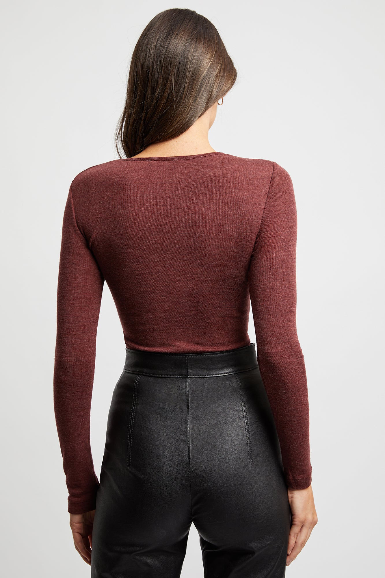 Long Sleeve Crew Neck Top