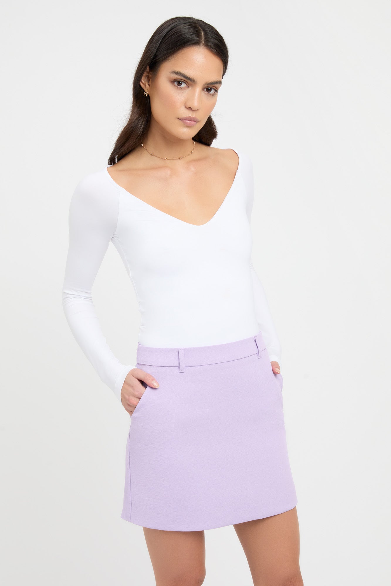 Oyster Low Rise Skirt