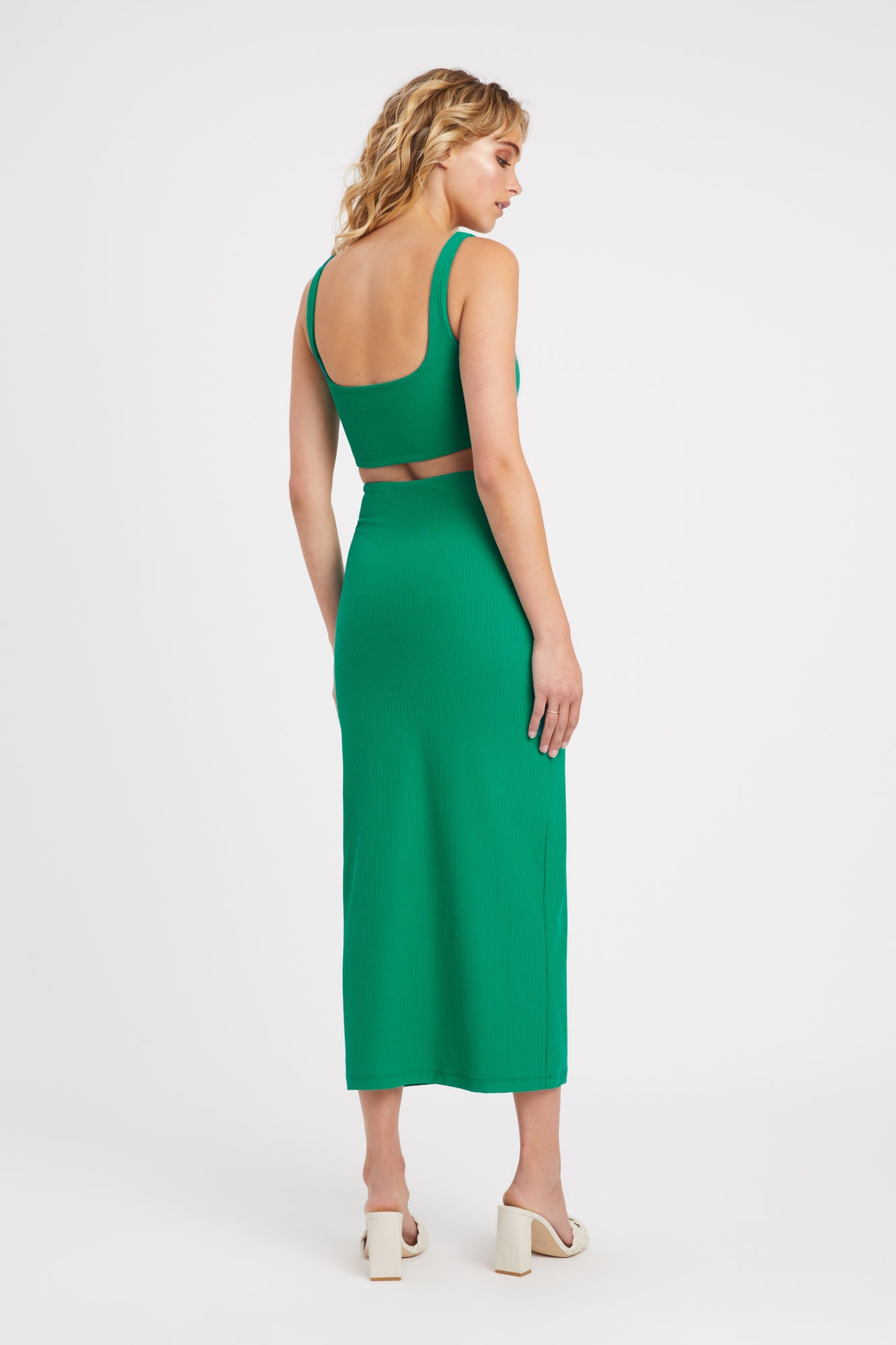 Staple Rib Midi Skirt