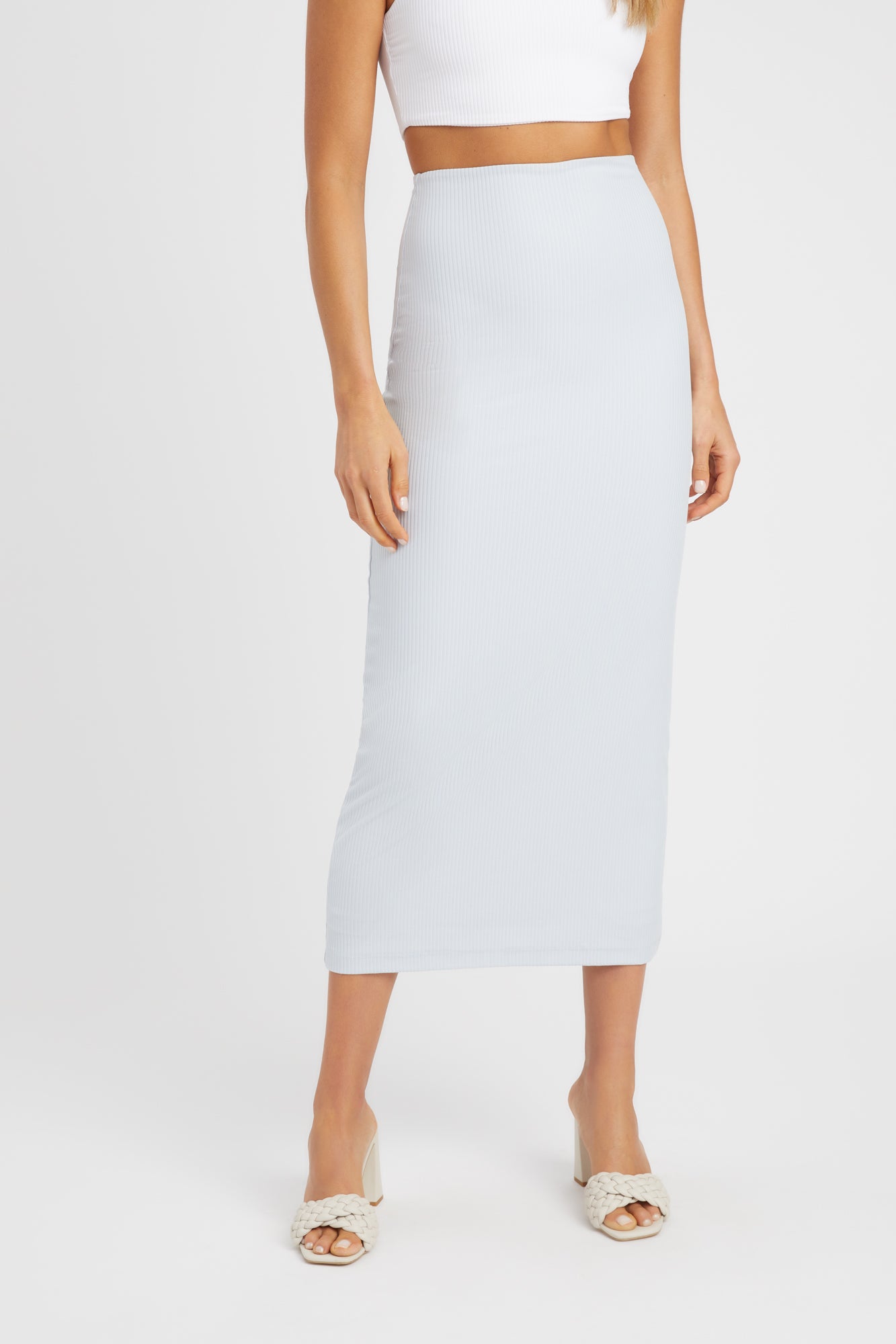 Staple Rib Midi Skirt