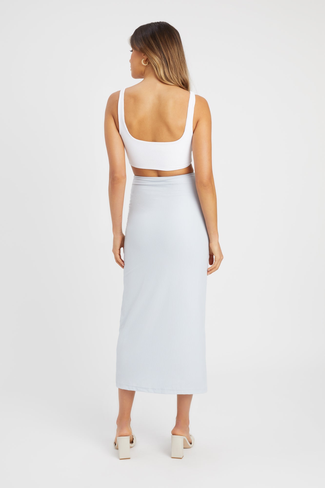 Staple Rib Midi Skirt