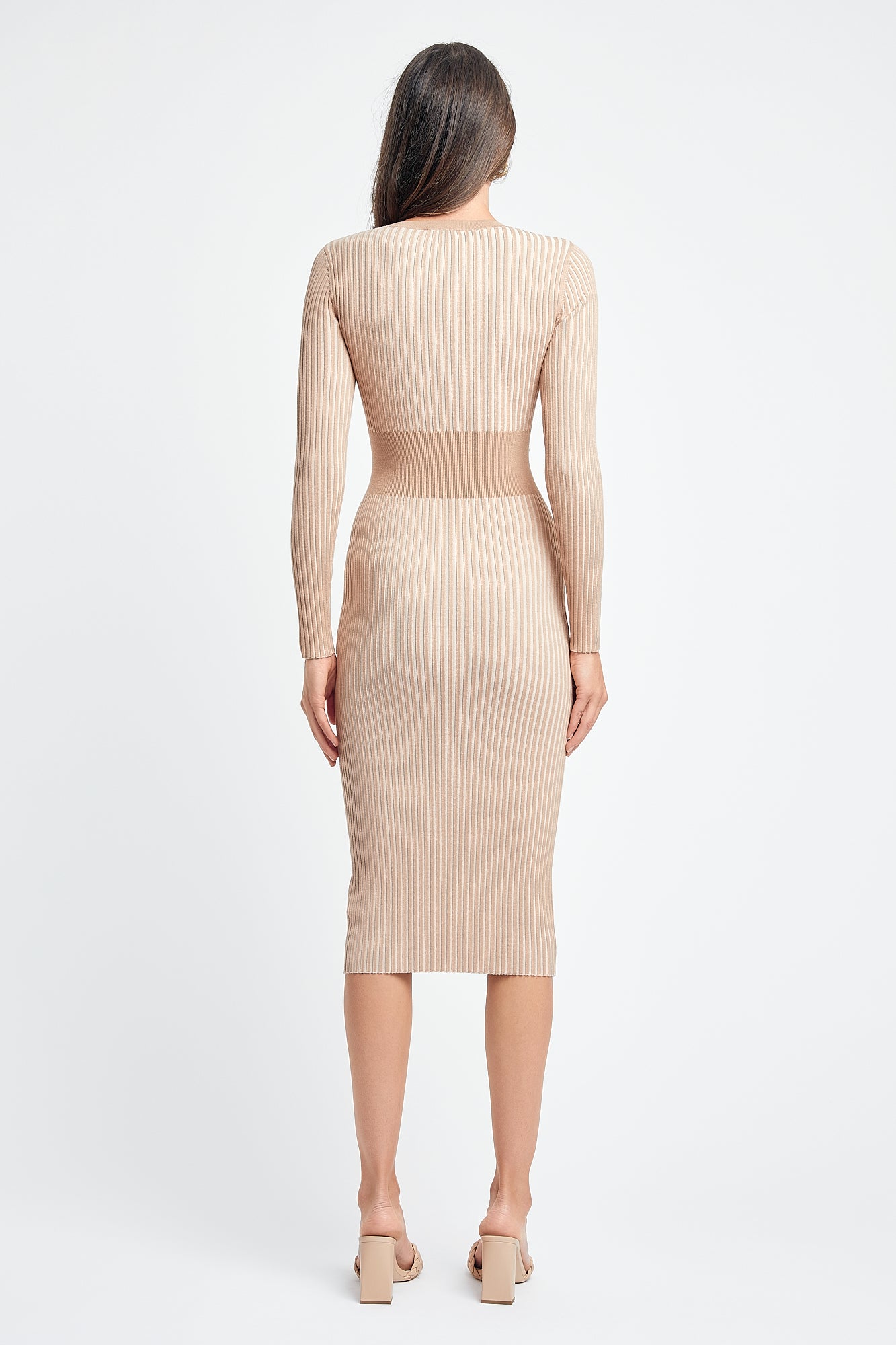 Sadie Crew Neck Belted Dress