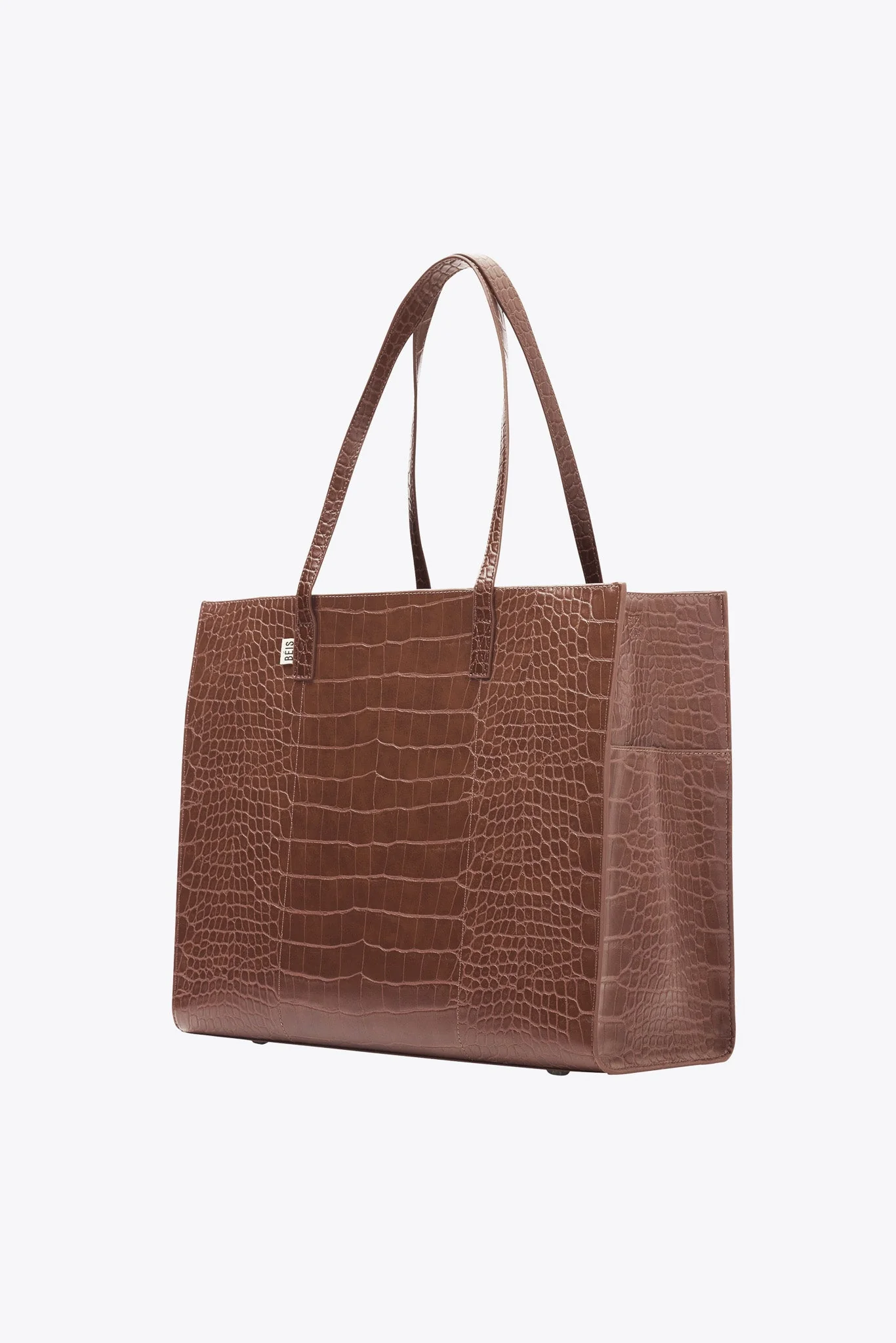 Resale The Large Work Tote in Maple Croc