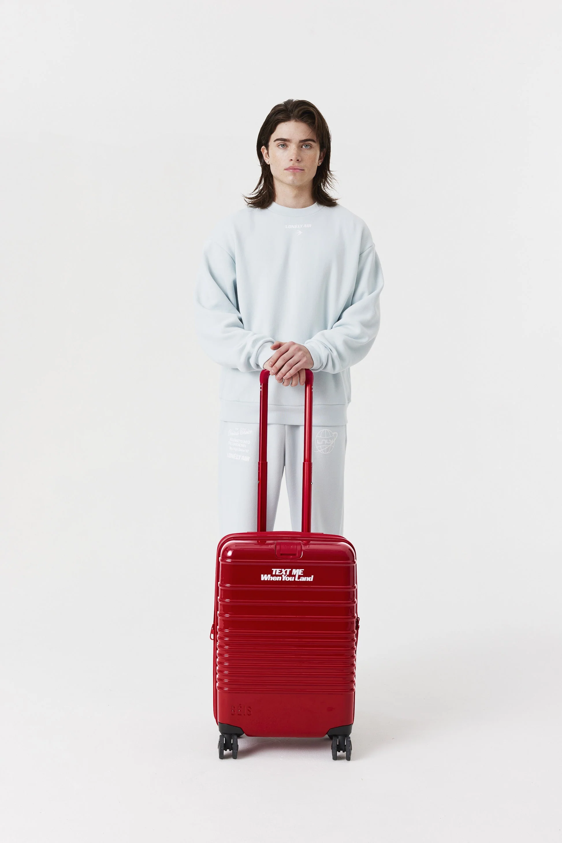 Resale The Carry-On Roller in Text Me Red